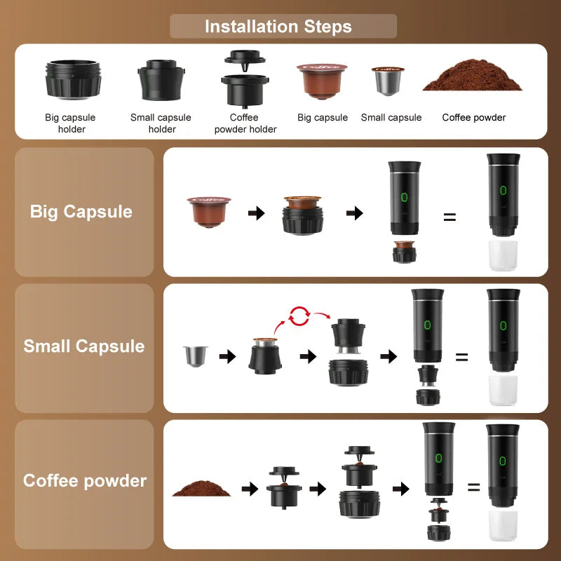 Wireless Portable Coffee Maker